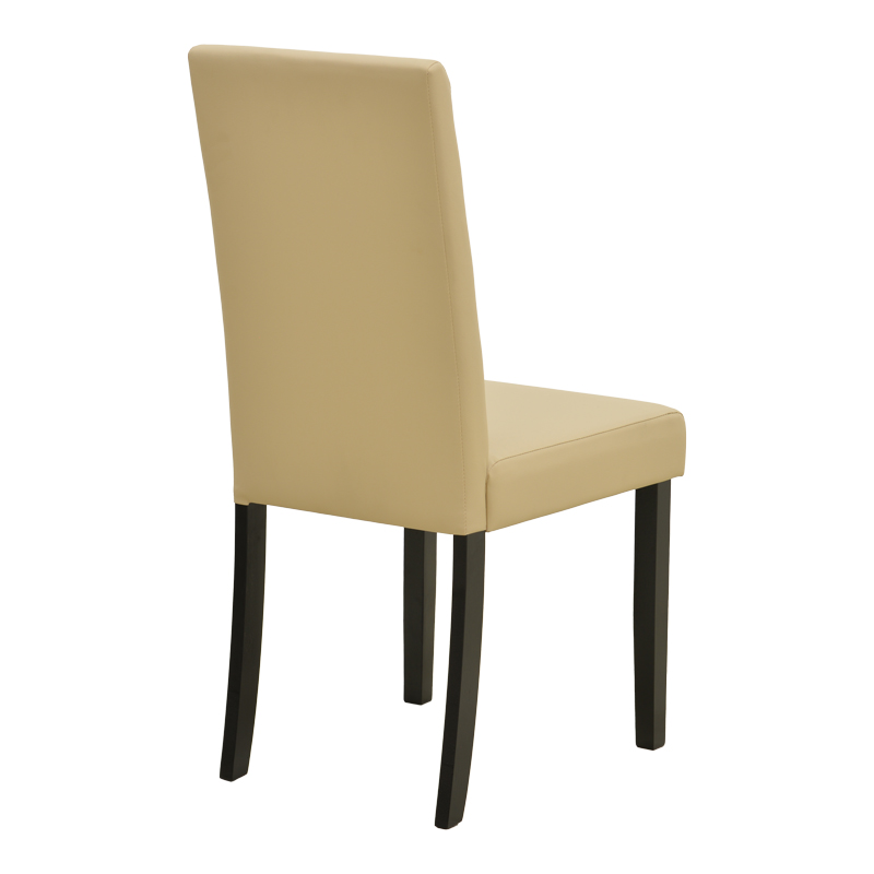 Καρέκλα Zeben pakoworld εκρού PU με πόδι μαύρο rubberwood 43,5x55,5x93,5εκ Καρέκλα Zeben pakoworld εκρού PU με πόδι μαύρο rubberwood 43,5x55,5x93,5εκ