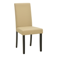 Καρέκλα Zeben pakoworld εκρού PU με πόδι μαύρο rubberwood 43,5x55,5x93,5εκ Καρέκλα Zeben pakoworld εκρού PU με πόδι μαύρο rubberwood 43,5x55,5x93,5εκ