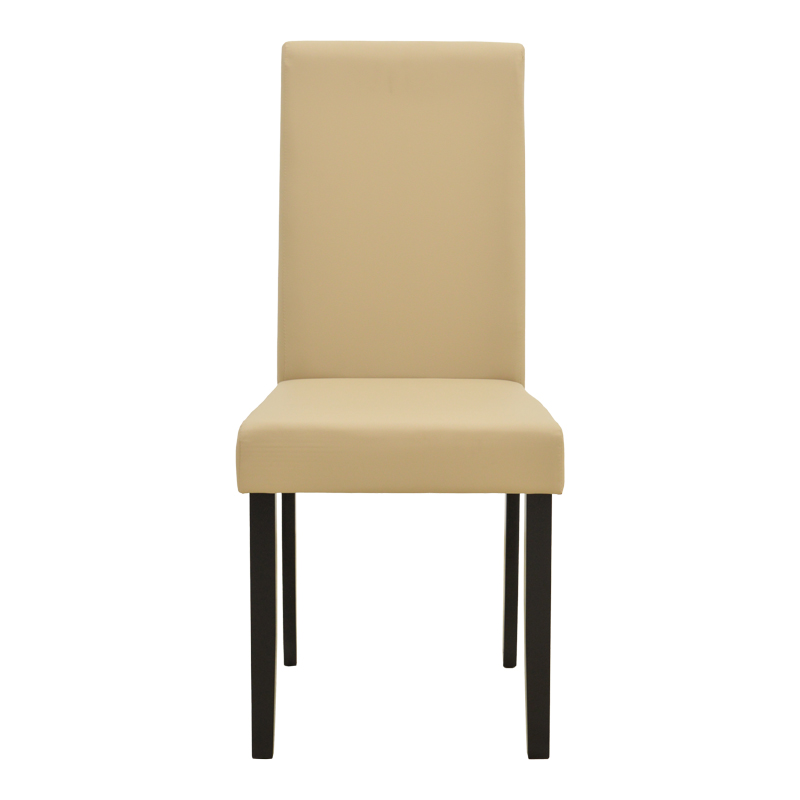 Καρέκλα Zeben pakoworld εκρού PU με πόδι μαύρο rubberwood 43,5x55,5x93,5εκ Καρέκλα Zeben pakoworld εκρού PU με πόδι μαύρο rubberwood 43,5x55,5x93,5εκ