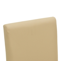 Καρέκλα Zeben pakoworld εκρού PU με πόδι μαύρο rubberwood 43,5x55,5x93,5εκ Καρέκλα Zeben pakoworld εκρού PU με πόδι μαύρο rubberwood 43,5x55,5x93,5εκ