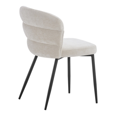Καρέκλα Mercy pakoworld μπεζ ύφασμα με μαύρο μεταλλικό πόδι 57x60,5x79εκ Καρέκλα Mercy pakoworld μπεζ ύφασμα με μαύρο μεταλλικό πόδι 57x60,5x79εκ