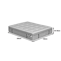 Στρώμα Luxury pakoworld pocket spring+gel memory foam+latex 34-36cm 160x200εκ Στρώμα Luxury pakoworld pocket spring+gel memory foam+latex 34-36cm 160x200εκ