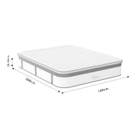 Στρώμα Utopia pakoworld pocket spring με ανώστρωμα aloe vera 30-32cm 160x200εκ Στρώμα Utopia pakoworld pocket spring με ανώστρωμα aloe vera 30-32cm 160x200εκ