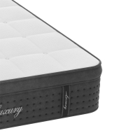 Στρώμα Luxury pakoworld pocket spring+gel memory foam+latex μονής όψης aloe vera 34-36cm 160x200εκ Στρώμα Luxury pakoworld pocket spring+gel memory foam+latex μονής όψης aloe vera 34-36cm 160x200εκ