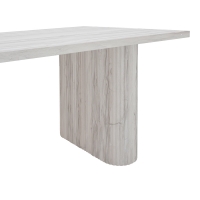 Τραπέζι Loozir pakoworld mdf σε απόχρωση λευκό μαρμάρου 180x90x75εκ Τραπέζι Loozir pakoworld mdf σε απόχρωση λευκό μαρμάρου 180x90x75εκ