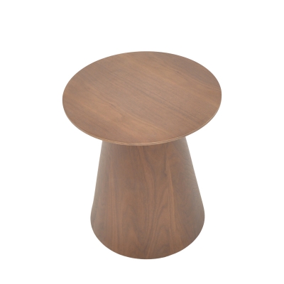 Βοηθητικό τραπέζι Kayano pakoworld καρυδί mdf Φ45x50εκ Βοηθητικό τραπέζι Kayano pakoworld καρυδί mdf Φ45x50εκ