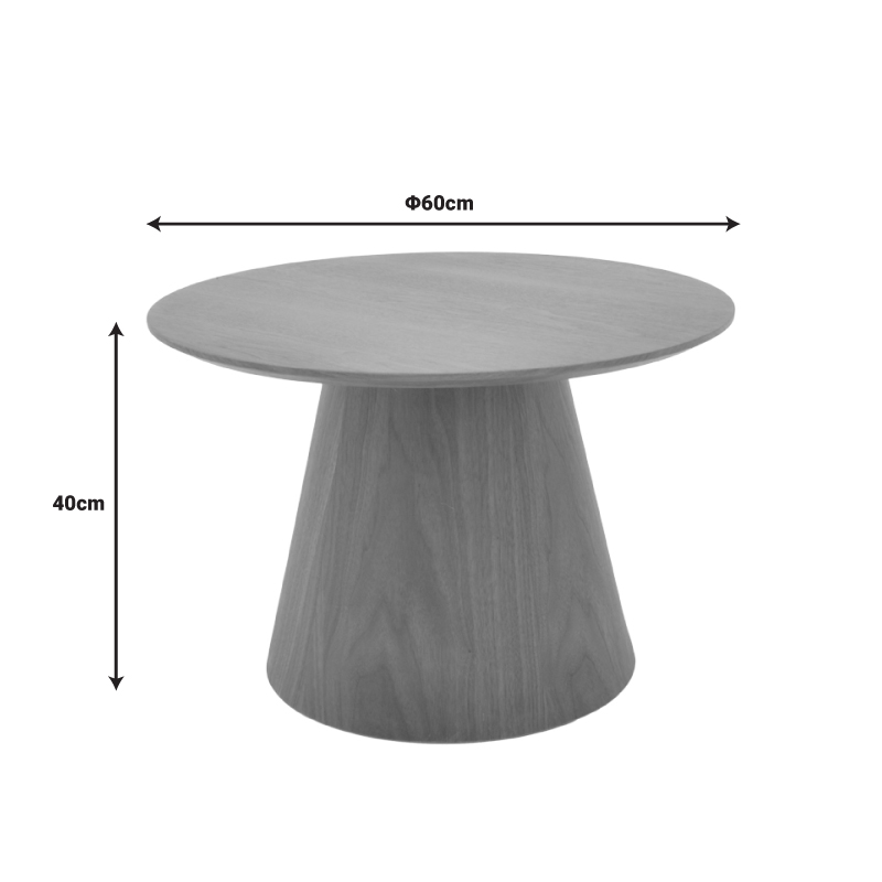 Τραπέζι σαλονιού Kayano pakoworld mdf σε φυσική απόχρωση Φ60x40εκ Τραπέζι σαλονιού Kayano pakoworld mdf σε φυσική απόχρωση Φ60x40εκ
