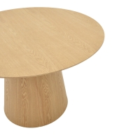 Τραπέζι Kayano pakoworld mdf σε φυσική απόχρωση Φ120x72εκ Τραπέζι Kayano pakoworld mdf σε φυσική απόχρωση Φ120x72εκ