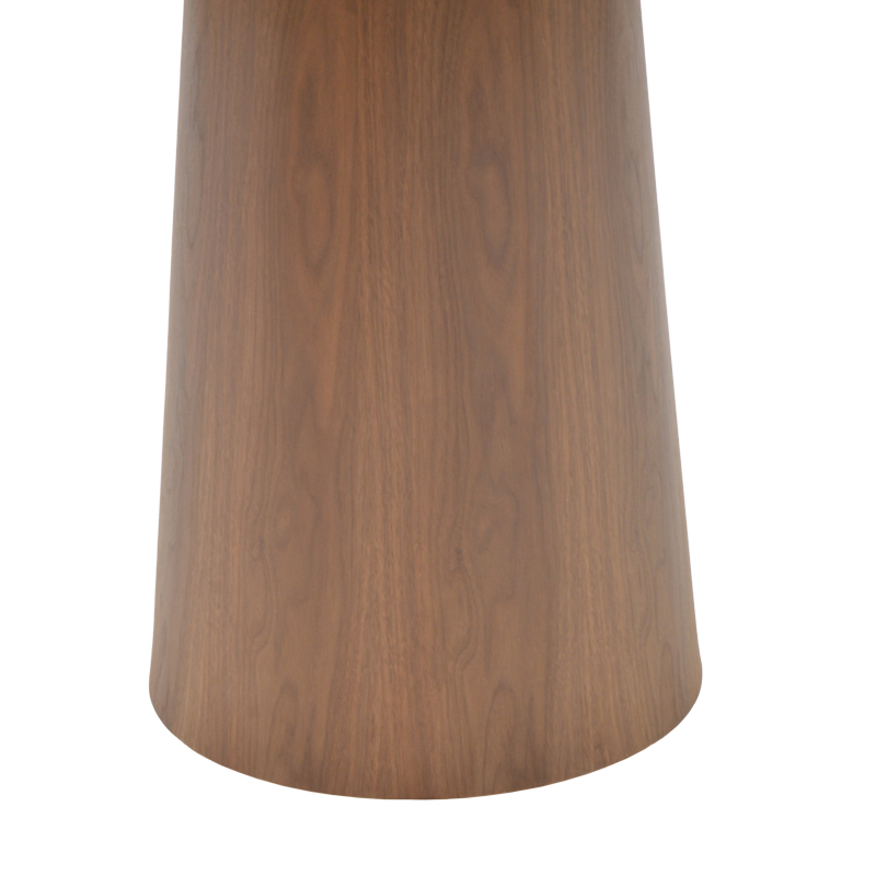 Τραπέζι Kayano pakoworld καρυδί mdf Φ120x72εκ Τραπέζι Kayano pakoworld καρυδί mdf Φ120x72εκ