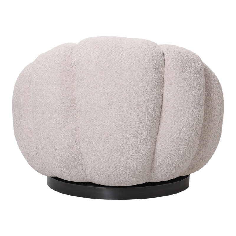 Πολυθρόνα περιστρεφόμενη με σκαμπό Nester pakoworld μπουκλέ ύφασμα σε μπεζ απόχρωση 98x97x69εκ Πολυθρόνα περιστρεφόμενη με σκαμπό Nester pakoworld μπουκλέ ύφασμα σε μπεζ απόχρωση 98x97x69εκ