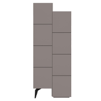 Στήλη Romane pakoworld μόκα 62.2x37.4x155.4εκ