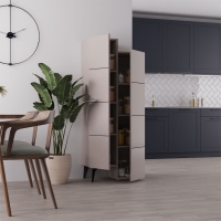 Στήλη Romane pakoworld μόκα 62.2x37.4x155.4εκ