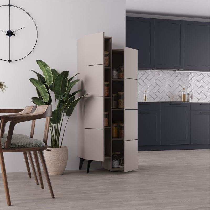 Στήλη Romane pakoworld μόκα 62.2x37.4x155.4εκ