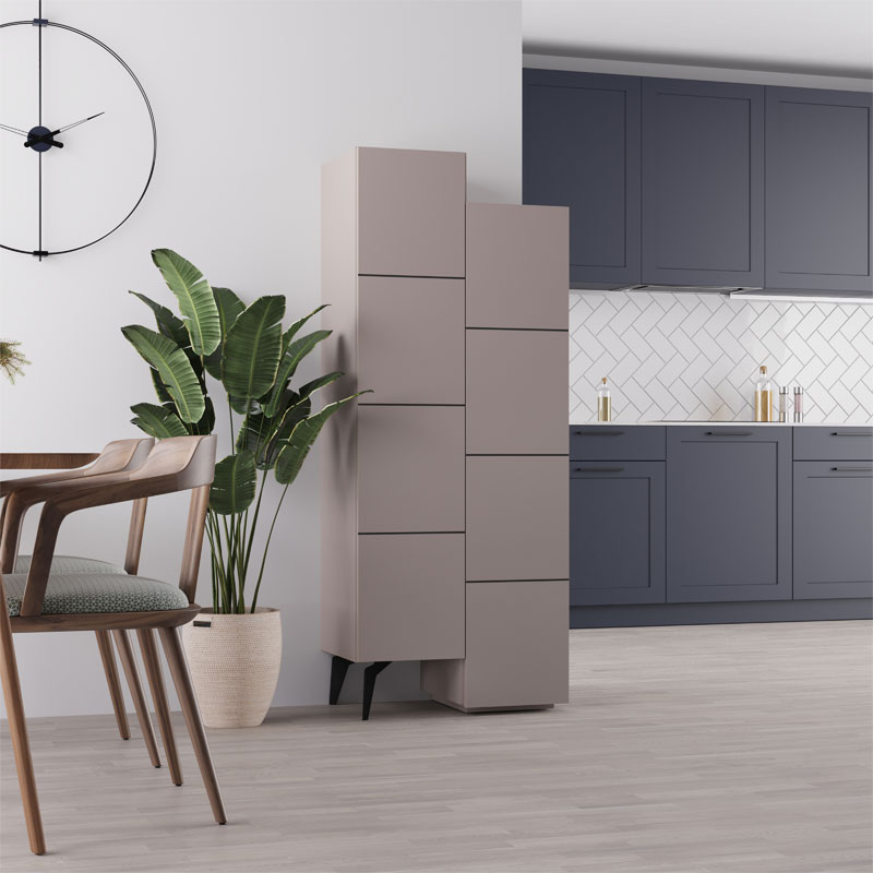 Στήλη Romane pakoworld μόκα 62.2x37.4x155.4εκ