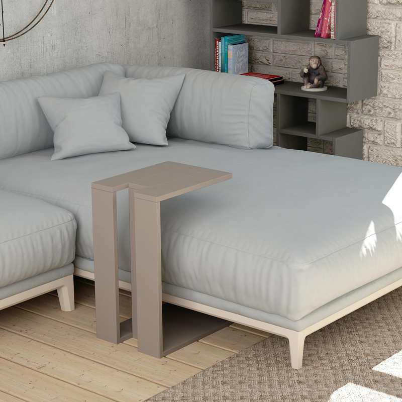 Βοηθητικό τραπέζι Muju pakoworld σε μόκα απόχρωση 40x30x57εκ Βοηθητικό τραπέζι Muju pakoworld σε μόκα απόχρωση 40x30x57εκ