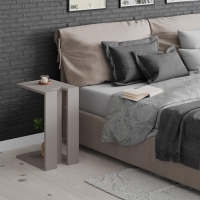 Βοηθητικό τραπέζι Muju pakoworld σε μόκα απόχρωση 40x30x57εκ Βοηθητικό τραπέζι Muju pakoworld σε μόκα απόχρωση 40x30x57εκ