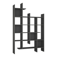 Βιβλιοθήκη Manco pakoworld σε ανθρακί απόχρωση 122x25.5x188εκ Βιβλιοθήκη Manco pakoworld σε ανθρακί απόχρωση 122x25.5x188εκ
