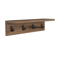 Κρεμάστρα Mulan pakoworld χρώμα καρυδί 60x16x14.5εκ Κρεμάστρα Mulan pakoworld χρώμα καρυδί 60x16x14.5εκ