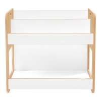 Ραφιέρα Dovere pakoworld φυσικό-λευκό mdf 56x34x55εκ Ραφιέρα Dovere pakoworld φυσικό-λευκό mdf 56x34x55εκ