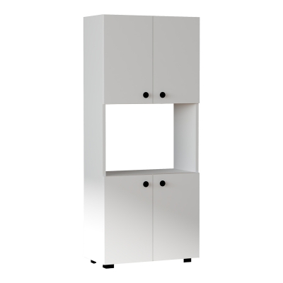Στήλη Guzel pakoworld σε λευκή απόχρωση 60x31.4x140εκ