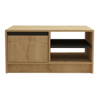 Τραπέζι σαλονιού Narli pakoworld σε oak απόχρωση 90x60x45εκ Τραπέζι σαλονιού Narli pakoworld σε oak απόχρωση 90x60x45εκ