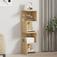 Ραφιέρα επιδαπέδια Pratel pakoworld σε oak απόχρωση 25x27x95εκ Ραφιέρα επιδαπέδια Pratel pakoworld σε oak απόχρωση 25x27x95εκ
