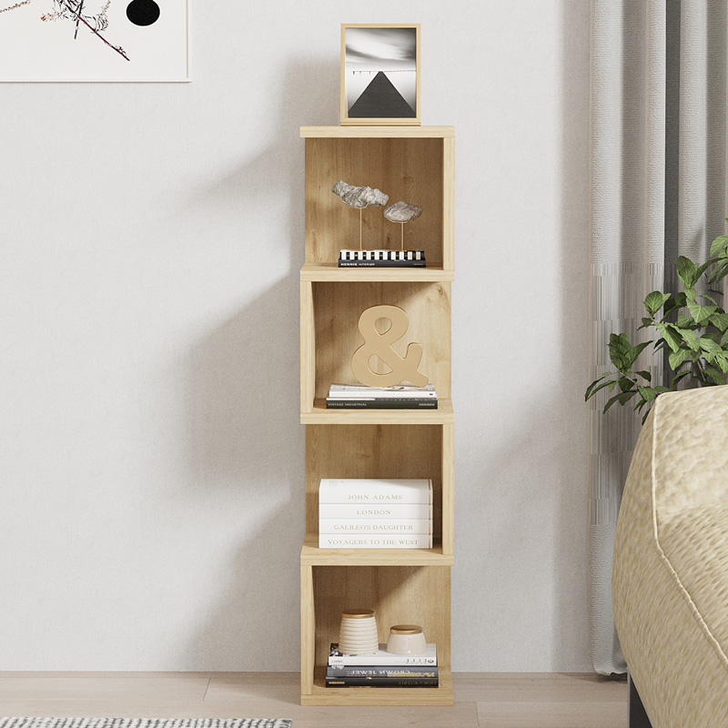 Ραφιέρα επιδαπέδια Pratel pakoworld σε oak απόχρωση 25x27x95εκ Ραφιέρα επιδαπέδια Pratel pakoworld σε oak απόχρωση 25x27x95εκ