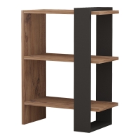 Βιβλιοθήκη Maverick pakoworld σε sonoma-ανθρακί απόχρωση 51,8x25x70εκ Βιβλιοθήκη Maverick pakoworld σε sonoma-ανθρακί απόχρωση 51,8x25x70εκ