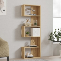 Βιβλιοθήκη Cascade pakoworld σε oak απόχρωση 51.8x22x150εκ Βιβλιοθήκη Cascade pakoworld σε oak απόχρωση 51.8x22x150εκ