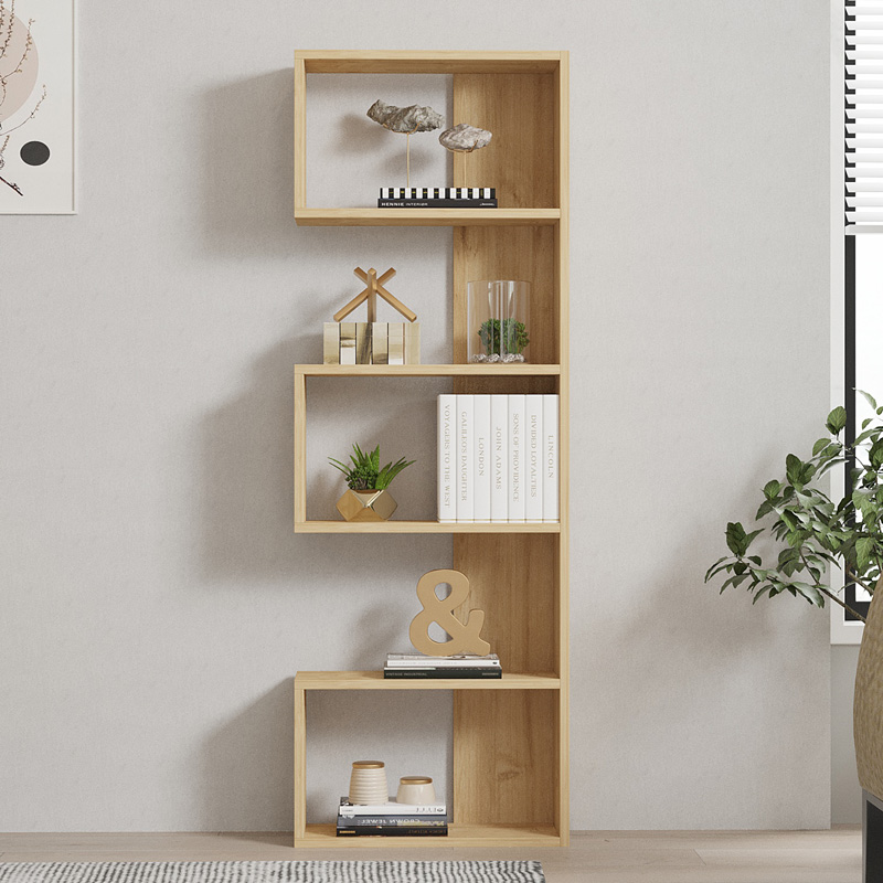 Βιβλιοθήκη Cascade pakoworld σε oak απόχρωση 51.8x22x150εκ Βιβλιοθήκη Cascade pakoworld σε oak απόχρωση 51.8x22x150εκ