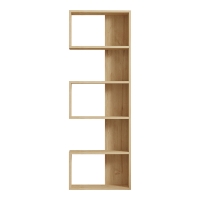 Βιβλιοθήκη Cascade pakoworld σε oak απόχρωση 51.8x22x150εκ Βιβλιοθήκη Cascade pakoworld σε oak απόχρωση 51.8x22x150εκ