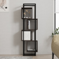 Βιβλιοθήκη Gridur pakoworld σε σκούρο καρυδί απόχρωση 44x29x140εκ Βιβλιοθήκη Gridur pakoworld σε σκούρο καρυδί απόχρωση 44x29x140εκ
