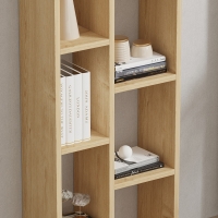 Βιβλιοθήκη Minicu pakoworld σε oak απόχρωση 44,4x19,6x150εκ Βιβλιοθήκη Minicu pakoworld σε oak απόχρωση 44,4x19,6x150εκ