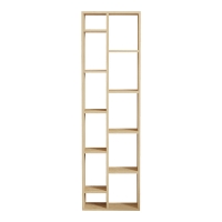 Βιβλιοθήκη Minicu pakoworld σε oak απόχρωση 44,4x19,6x150εκ Βιβλιοθήκη Minicu pakoworld σε oak απόχρωση 44,4x19,6x150εκ