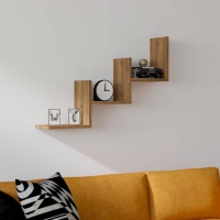 Ραφιέρα τοίχου Mauer pakoworld σε καρυδι απόχρωση 90x19,6x60εκ Ραφιέρα τοίχου Mauer pakoworld σε καρυδι απόχρωση 90x19,6x60εκ