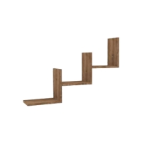Ραφιέρα τοίχου Mauer pakoworld σε καρυδι απόχρωση 90x19,6x60εκ Ραφιέρα τοίχου Mauer pakoworld σε καρυδι απόχρωση 90x19,6x60εκ