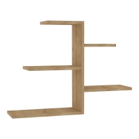 Ραφιέρα τοίχου Callum pakoworld σε oak απόχρωση 82.2x19,6x48εκ Ραφιέρα τοίχου Callum pakoworld σε oak απόχρωση 82.2x19,6x48εκ