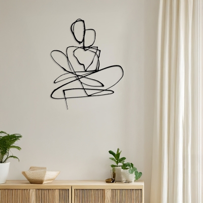 Διακοσμητικό τοίχου Emensa pakooworld μαύρο μεταλλικό 40x1,5x50εκ Διακοσμητικό τοίχου Emensa pakooworld μαύρο μεταλλικό 40x1,5x50εκ