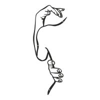 Διακοσμητικό τοίχου Femalo pakooworld μαύρο μεταλλικό 20x1,5x50εκ Διακοσμητικό τοίχου Femalo pakooworld μαύρο μεταλλικό 20x1,5x50εκ