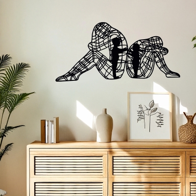 Διακοσμητικό τοίχου Innero pakooworld μαύρο μεταλλικό 50x1,5x25εκ Διακοσμητικό τοίχου Innero pakooworld μαύρο μεταλλικό 50x1,5x25εκ