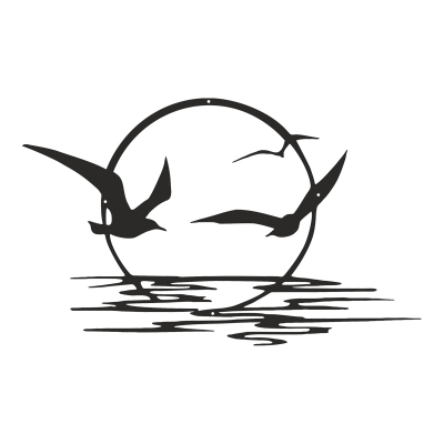 Διακοσμητικό τοίχου Sunsy pakooworld μαύρο μεταλλικό 40x1,5x60εκ