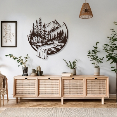 Διακοσμητικό τοίχου Mordio pakooworld μαύρο μεταλλικό Φ60x1,5εκ Διακοσμητικό τοίχου Mordio pakooworld μαύρο μεταλλικό Φ60x1,5εκ