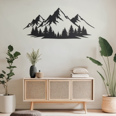 Διακοσμητικό τοίχου Onfia pakooworld μαύρο μεταλλικό 70x1,5x30εκ Διακοσμητικό τοίχου Onfia pakooworld μαύρο μεταλλικό 70x1,5x30εκ