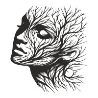 Διακοσμητικό τοίχου Solfy pakooworld μαύρο μεταλλικό 80x1,5x80εκ