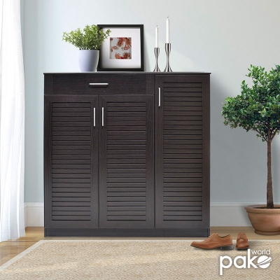 Παπουτσοθήκη-ντουλάπι SANTE pakoworld 30 ζεύγων χρώμα wenge 120x37x123εκ Παπουτσοθήκη-ντουλάπι SANTE pakoworld 30 ζεύγων χρώμα wenge 120x37x123εκ
