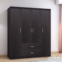Ντουλάπα ρούχων τετράφυλλη OLYMPUS pakoworld χρώμα wenge 159x57x183εκ Ντουλάπα ρούχων τετράφυλλη OLYMPUS pakoworld χρώμα wenge 159x57x183εκ