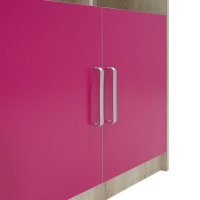 Βιβλιοθήκη παιδική σύνθετη Looney pakoworld χρώμα castillo-ροζ 80,5x36,5x183,5εκ Βιβλιοθήκη παιδική σύνθετη Looney pakoworld χρώμα castillo-ροζ 80,5x36,5x183,5εκ