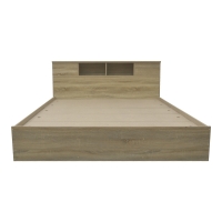 Κρεβάτι διπλό OLYMPUS pakoworld σε sonoma απόχρωση 160x200εκ Κρεβάτι διπλό OLYMPUS pakoworld σε sonoma απόχρωση 160x200εκ