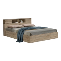 Κρεβάτι διπλό OLYMPUS pakoworld σε sonoma απόχρωση 160x200εκ Κρεβάτι διπλό OLYMPUS pakoworld σε sonoma απόχρωση 160x200εκ