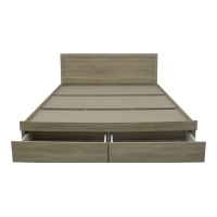Κρεβάτι Olympus pakoworld με συρτάρι σε sonoma απόχρωση 160x200εκ Κρεβάτι Olympus pakoworld με συρτάρι σε sonoma απόχρωση 160x200εκ